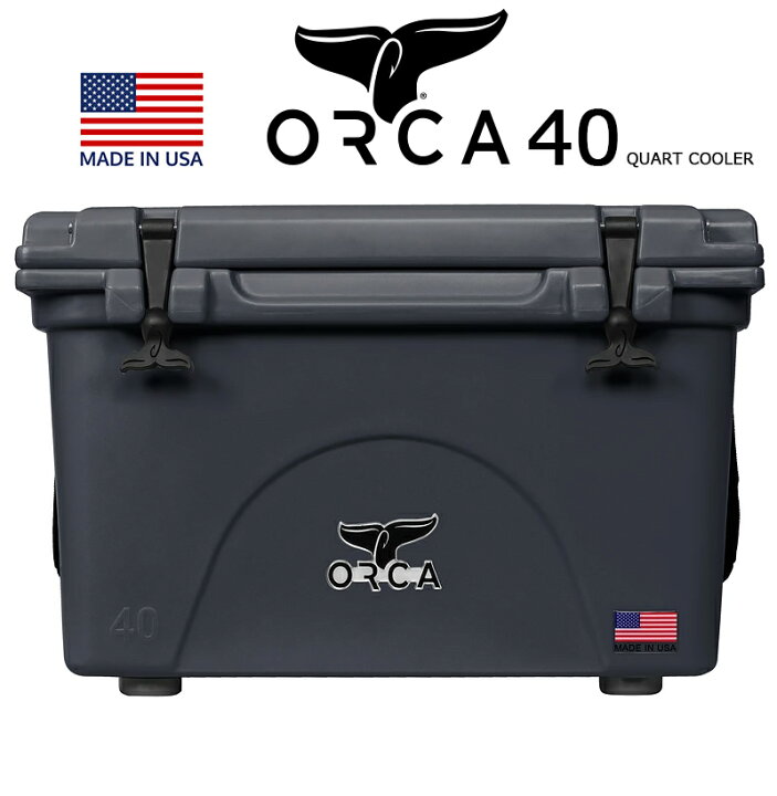 楽天市場】ORCA COOLERS 40 QUART CHARCOAL 「Made in U.S.A  