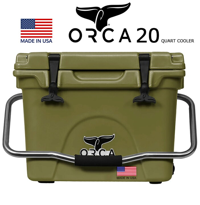 楽天市場】「Sale!」 ORCA COOLERS 20 QUART GREEN 「Made in U.S.A 