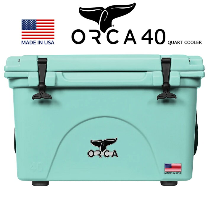 楽天市場】「Sale!」 ORCA COOLERS 40 QUART SEAFOAM 「Made in U.S.A 