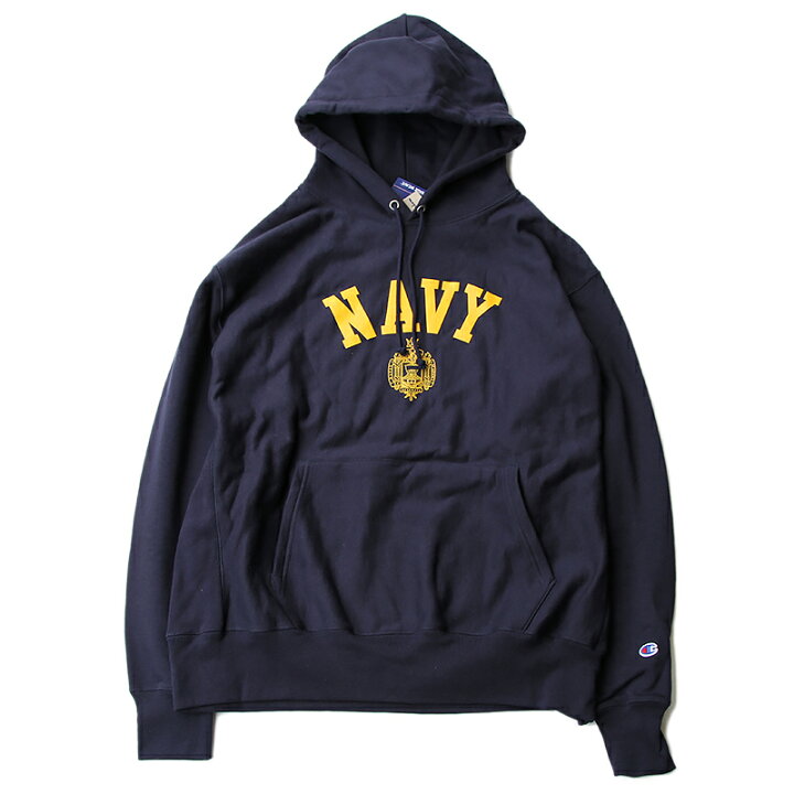 楽天市場】Champion 「USNA ISSUE OFFICIAL PRINT」 R/W HOODED SWEAT  
