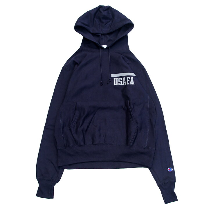 楽天市場】Champion 「USAFA ISSUE OFFICIAL PRINT」 R/W HOODED SWEAT  