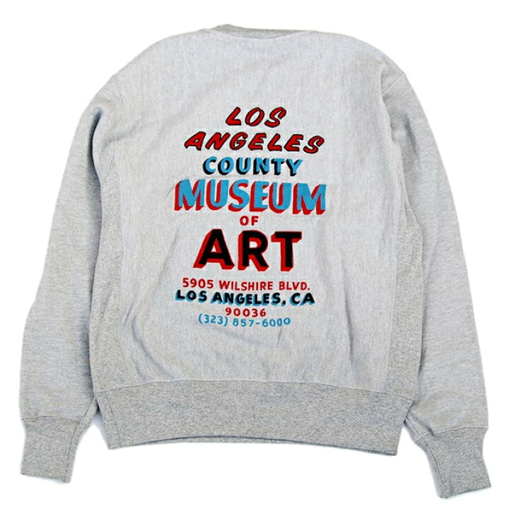楽天市場】Champion REVERSE WEAVE 「LACMA」 CREW SWEAT GREY  