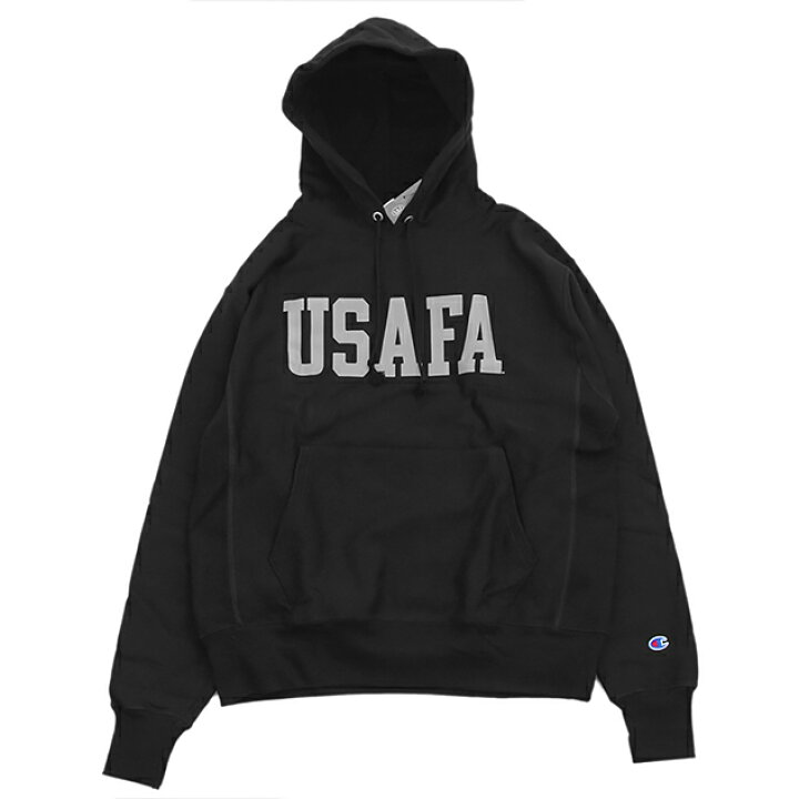 楽天市場】Champion 「USAFA ISSUE OFFICIAL PRINT」 R/W HOODED SWEAT  