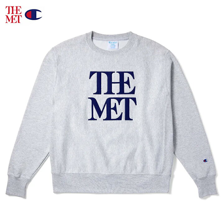 楽天市場】Champion REVERSE WEAVE 「THE MET OFFICIAL APPLIQUED LOGO 