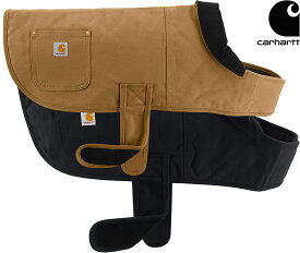 Carhartt USA Firm Duck Insulated Dog Chore Coat Carhartt Brown/Black P0000340カーハート ダッグ ドッグ コート ジャケット 胴輪 ダック地 ブラウン ブラック ペット 犬用