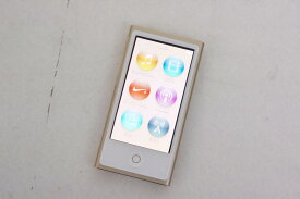 【中古】Appleアップル 第7世代 iPod nano 16GB ゴールド MKMX2J