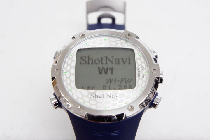 楽天市場】【中古】Shot Navi 腕時計型GPSゴルフナビ W1-FW : エス 