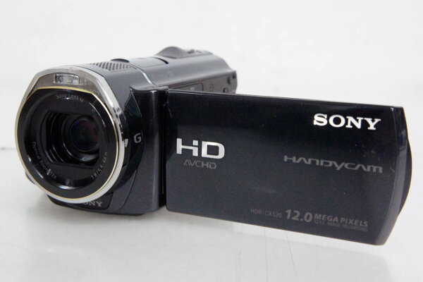 【中古】SONYソニー Handycamハンディカム ハイビジョンデジタルビデオカメラ HDR-CX520V