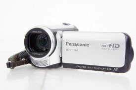 【中古】Panasonicパナソニック ハイビジョンデジタルビデオカメラ HC-V100M-S メモリータイプ 8GB シルバー