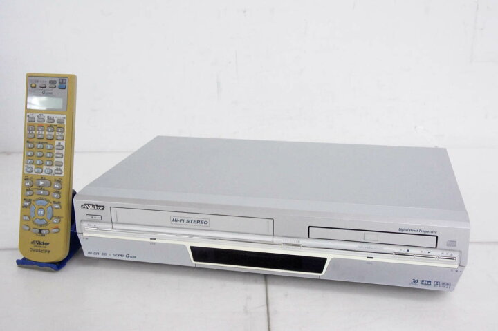 楽天市場】【中古】JVC Victorビクター DVDプレーヤー一体型VHS 