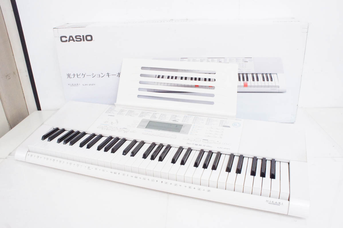 楽天市場】【中古】CASIOカシオ 光ナビゲーションキーボード LK-221