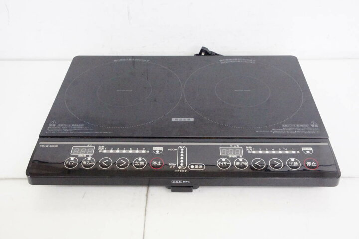 楽天市場】【中古】C YAMAZEN山善 2口IH調理器 YEM-W1456 : エスネット 
