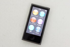 【中古】Appleアップル 第7世代 iPod nano 16GB スペースグレイ MKN52J