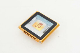 【中古】Appleアップル iPod nano 16GB オレンジ 第6世代 MC697J/A