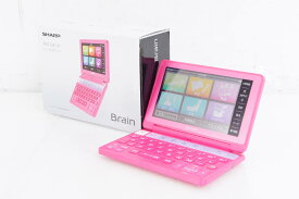 【中古】SHARPシャープ 電子辞書 Brainブレーン PW-SH1 ピンク