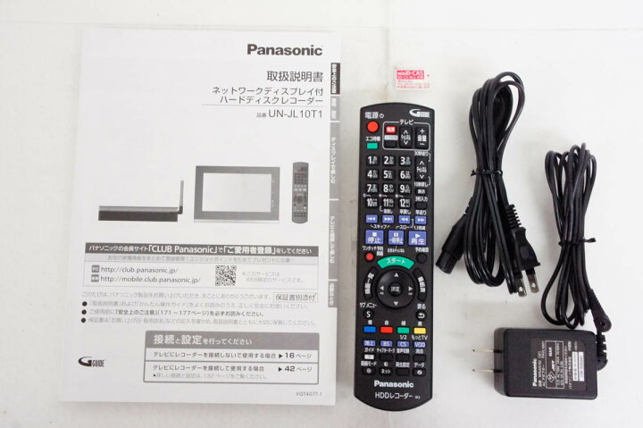 概要 ネットワークディスプレイ付HDDレコーダー UN-JL10T1
