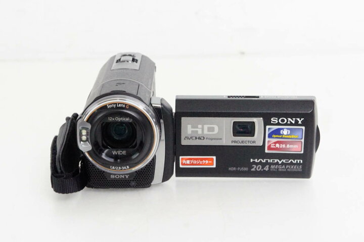 楽天市場】【中古】SONYソニー プロジェクターハンディカム HDR-PJ590V  