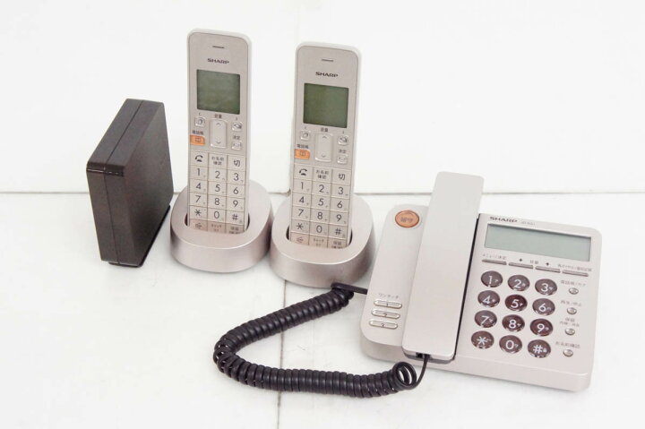 楽天市場】【中古】SHARPシャープ デジタルコードレス電話機 JD-XG1CW  