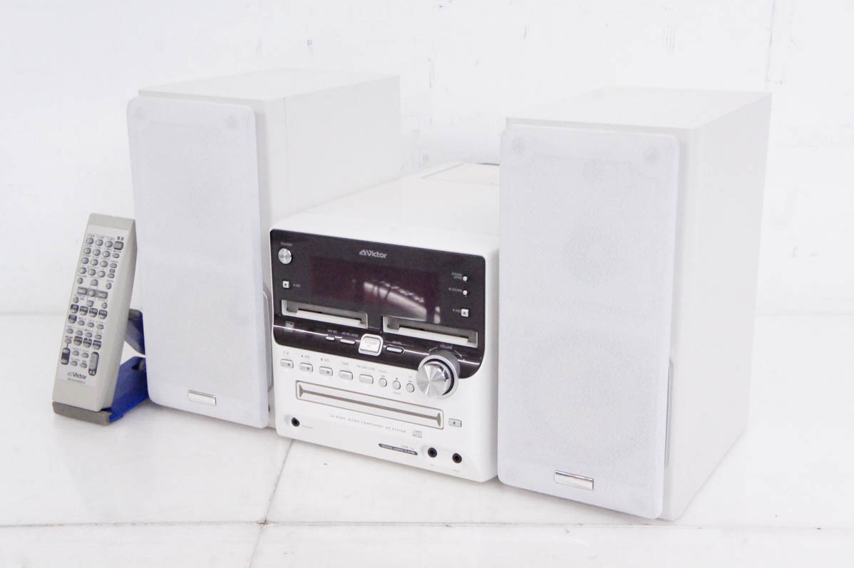 Victor ビクター ダブルMD/CD/カセット コンポ UX-W500(中古品
