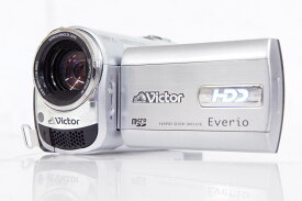 【中古】JVC Victorビクター エブリオEverio ビデオカメラ GZ-MG360-S シルバー HDD60GB