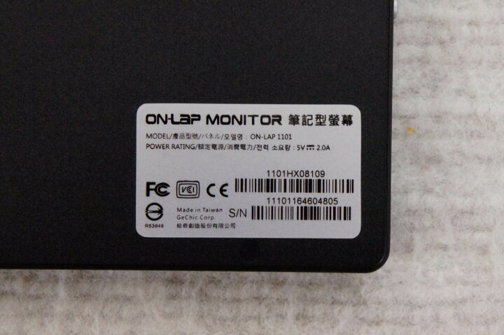 楽天市場】【中古】GeChic 11.6型 フルHDモバイル液晶モニタ On-Lap  