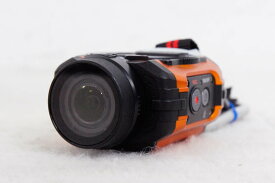 【中古】RICOHリコー 防水アクションカメラ WG-M1 オレンジ