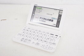 【中古】C CASIOカシオ EX-wordエクスワード 電子辞書 XD-G3800-W
