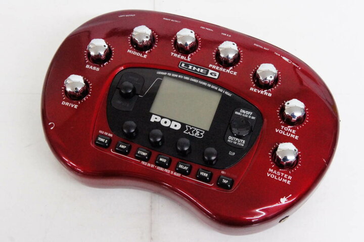 楽天市場】【中古】LINE6 POD X3 アンプシミュレーター マルチ 