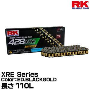 RK hCu`F[ XRE Series 428XRE J[:ED.BLACKGOLD (N):110L/KrC 250-400cc