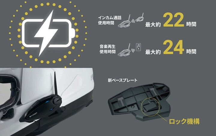 楽天市場】サインハウス B+COM（ビーコム） SB6XR インカム シングル 