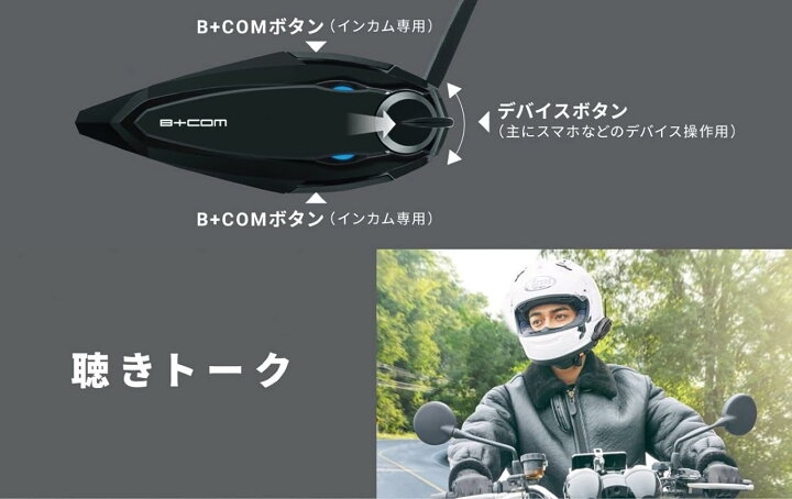 楽天市場】サインハウス B+COM（ビーコム） SB6XR インカム シングル  