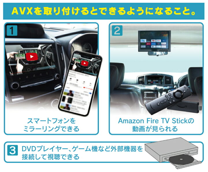 楽天市場】ビートソニック AVX02+IF36+HDC2A トヨタ ランドクルーザー 