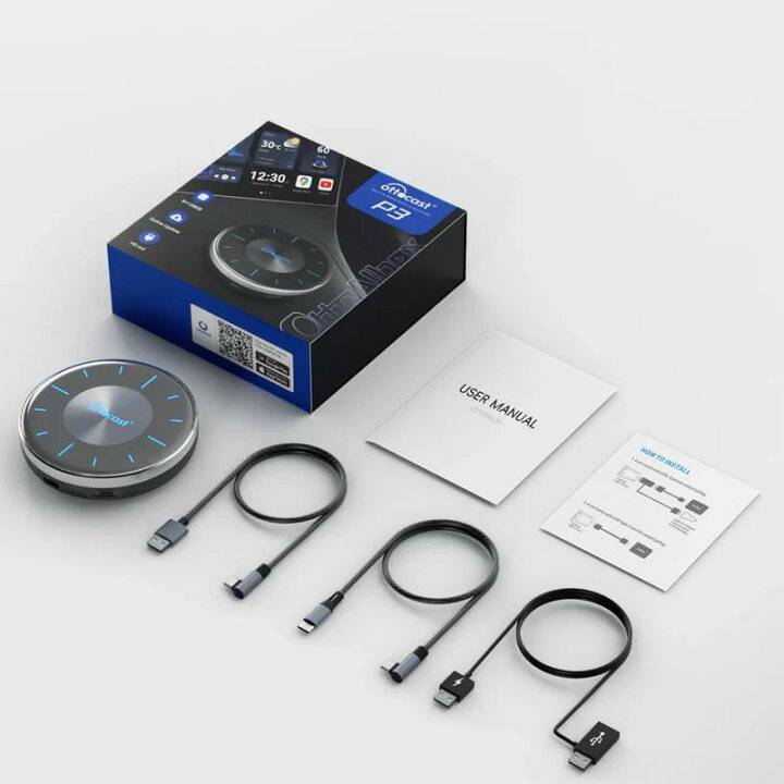 楽天市場】【正規品】オットキャスト OttoAiBox P3 CarPlay AI Box 