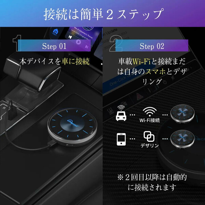 楽天市場】【正規品】オットキャスト OttoAiBox P3 CarPlay AI Box 