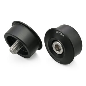 48328 DAYTONA デイトナ バーエンドミラーアダプター 車種専用 KAWASAKI M8 ブラック 宅急便コンパクト発送