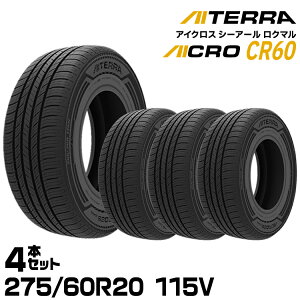 �y�V�i/���K�i�z�A�C�V�� �A�C�e�� AICROSS CR60 275/60R20 115V 4�{�Z�b�g �ă^�C�� AISIN AITERRA