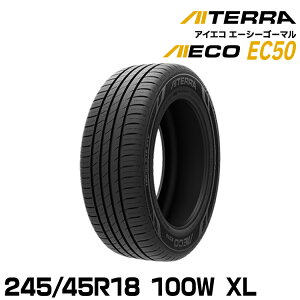 �y�V�i/���K�i�z�A�C�V�� �A�C�e�� AIECO EC50 245/45R18 100W XL �ă^�C�� AISIN AITERRA
