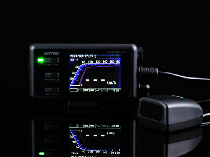 楽天市場】25674 DAYTONA デイトナ MOTO GPS LASER レーザー式オービス 
