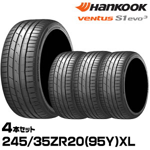 ���K�i �n���R�b�N Ventus S1 evo3�iK127�j 245/35ZR20 (95Y) XL 4�{�Z�b�g �T�}�[�^�C�� �x���^�X�G�X�����G�{3 1024274 HANKOOK