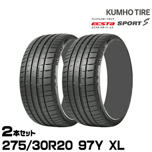 �N���z�^�C�� �G�N�X�^ �X�|�[�cS PS72�y275/30R20 97Y XL�zKUMHO ECSTA SPORT S