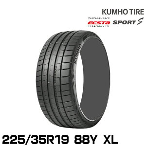 �N���z�^�C�� �G�N�X�^ �X�|�[�cS PS72�y225/35R19 88Y XL�zKUMHO ECSTA SPORT S