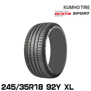 �N���z�^�C�� �G�N�X�^ �X�|�[�c PS72�y245/35R18 92Y XL�zKUMHO ECSTA SPORT