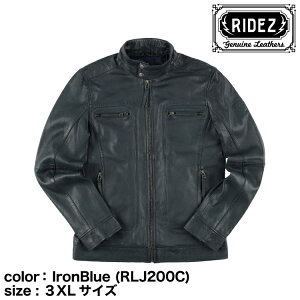 RIDEZ CLUBS JACKET IronBlue (RLJ200C) 3XLTCY/U[WPbg