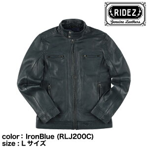 RIDEZ CLUBS JACKET IronBlue (RLJ200C-L) LTCY/U[WPbg