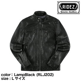 RIDEZ CLUBS JACKET LampBlack (RLJ202-L) Lサイズ/レザージャケット