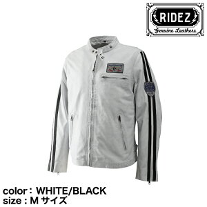 RIDEZ COMP JACKET WHITE/BLACK (RLJ1101) MTCY/C_[XWPbg