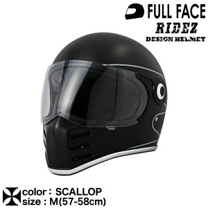 RIDEZ X HELMET ʌ胂f SCALLOP oCNpttFCXwbg M(57-58cm)