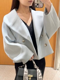 【SALE／50%OFF】ラグランショートコート SNIDEL スナイデル ジャケット・アウター その他のジャケット・アウター ネイビー【RBA_E】【送料無料】[Rakuten Fashion]