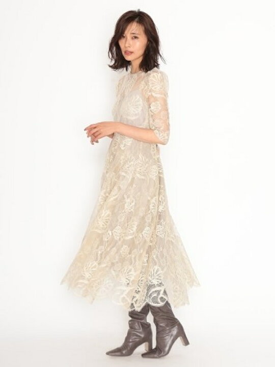 楽天市場】【SALE／50%OFF】レースボリュームワンピース SNIDEL  
