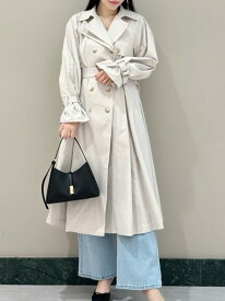 【SALE／50%OFF】ドレストレンチコート SNIDEL スナイデル ジャケット・アウター その他のジャケット・アウター ベージュ【RBA_E】【送料無料】[Rakuten Fashion]